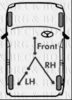 BORG & BECK BKB1947 Cable, parking brake